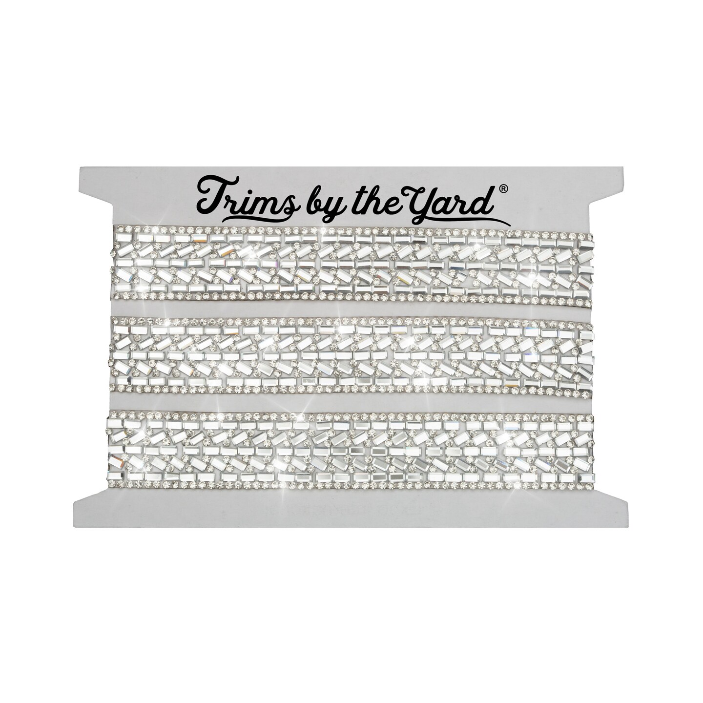 Victoria 20mm Iron-on Rhinestone Trim