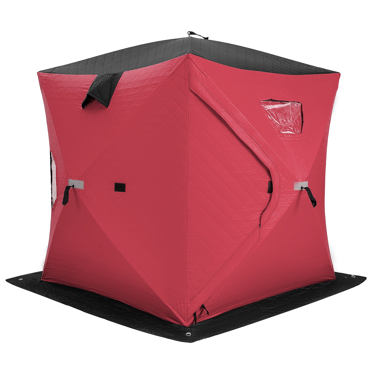 Portable 2 Person Ice Shanty With Cotton Padded Walls