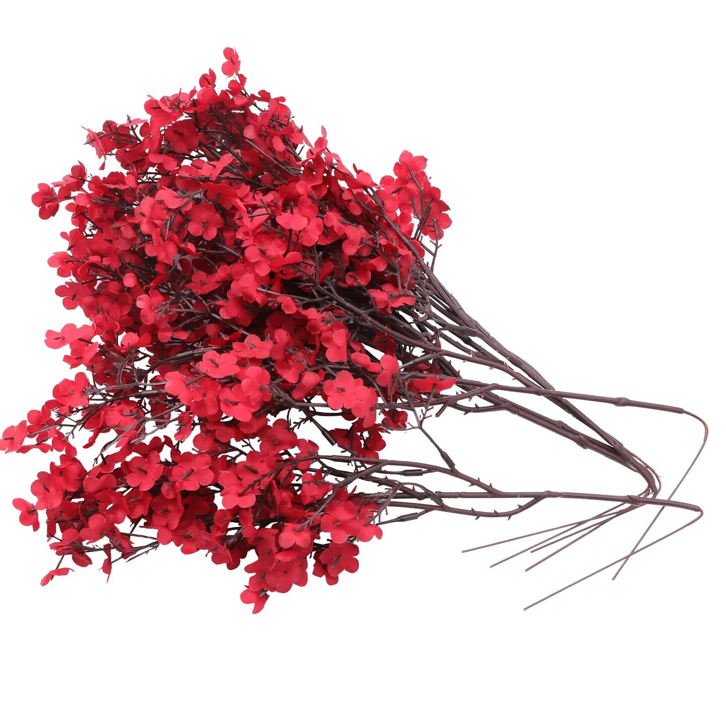 6pcs Artificial Flowers Outdoor Fake Plastic Plants Party Wedding Home Decor