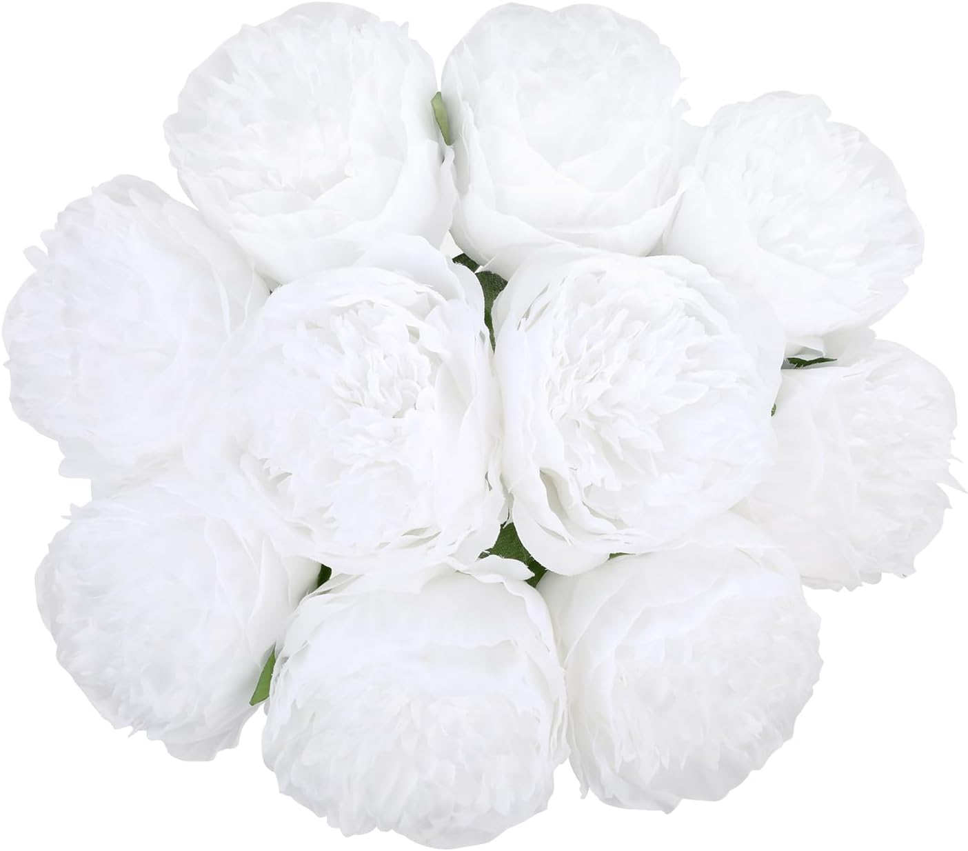 10Heads Artificial Peony Silk Flowers for Home, Wedding, and Party Decor