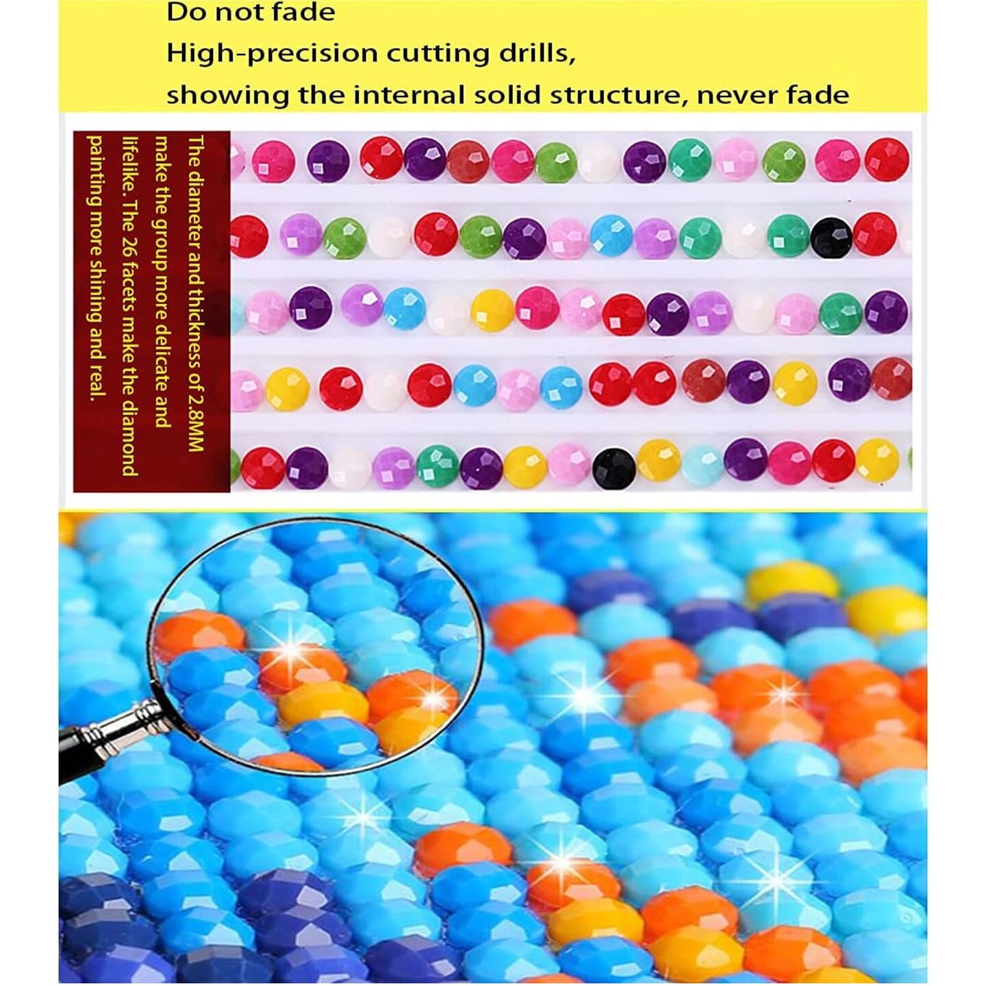 DIY 5D Round Full Drill Butterfly Flowers Diamond Art Adult 5d Diamond Painting Very Suitable for Home Leisure and Wall Decoration 11.8x15.7 (Inches) Diamond Painting