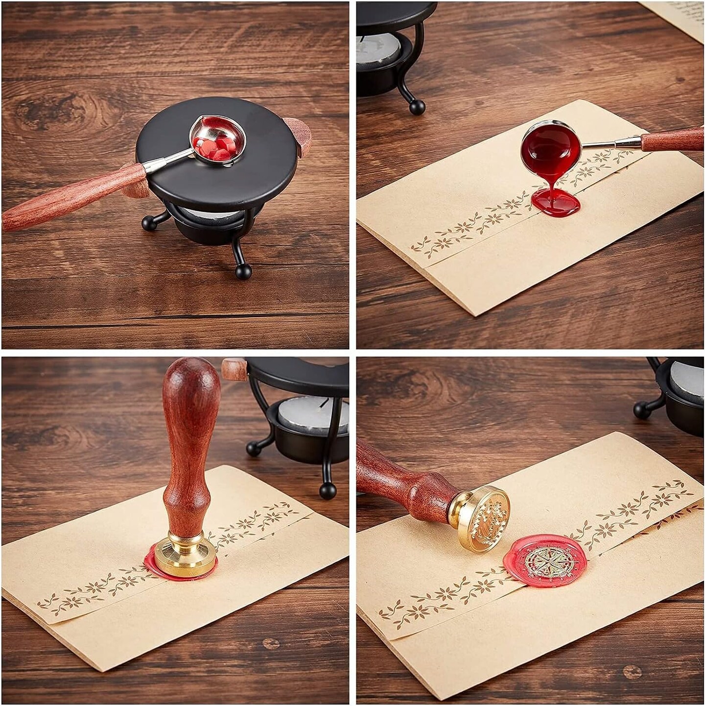 Wax Seal Stamp Graduation Cap Wax Sealing Stamps Graduation Hat Retro Wood Stamp Removable Brass Seal Wood Handle for Wedding Invitations Embellishment Bottle Decoration Gift Packing