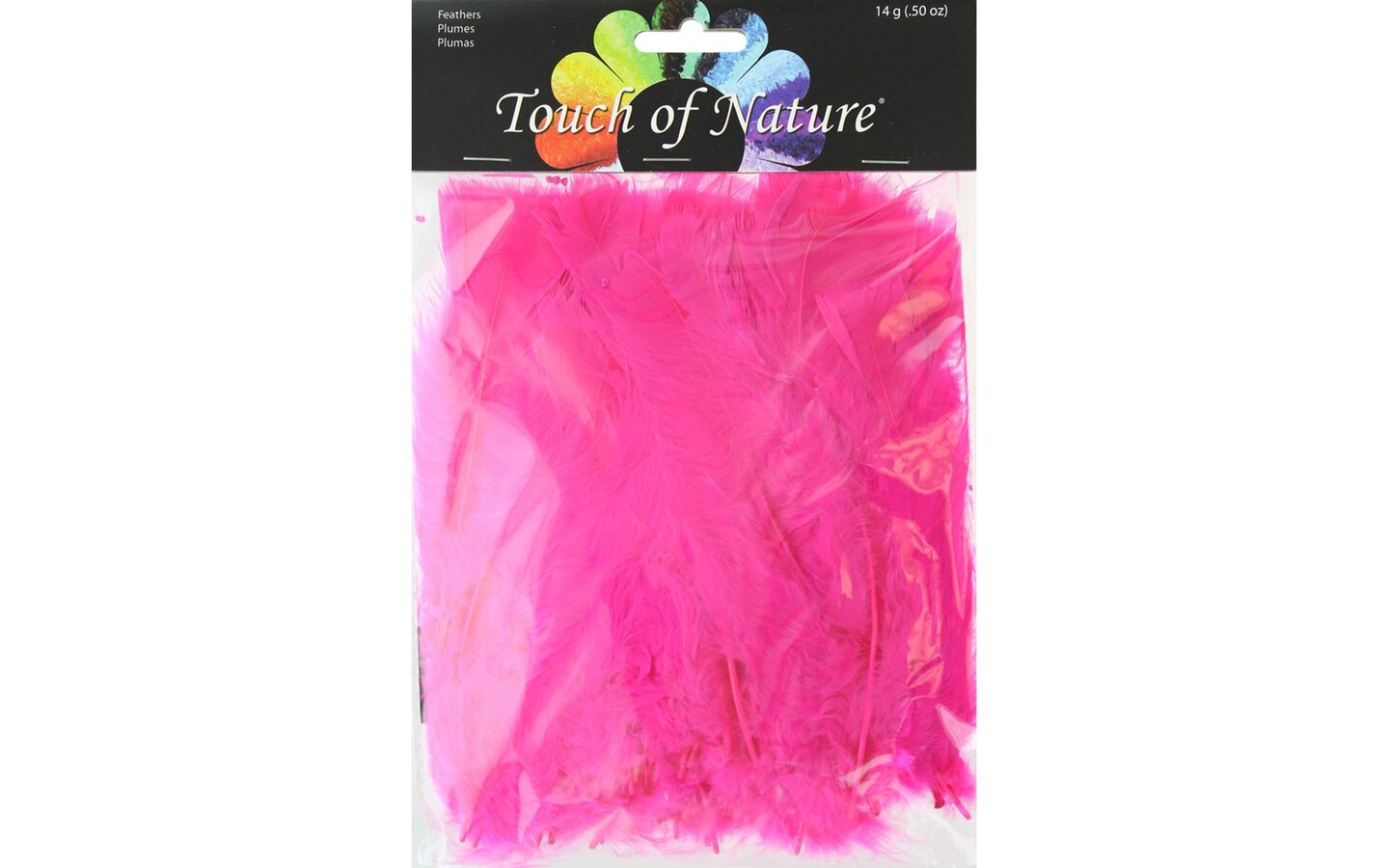 Hot Pink Craft Feathers (50 grams)