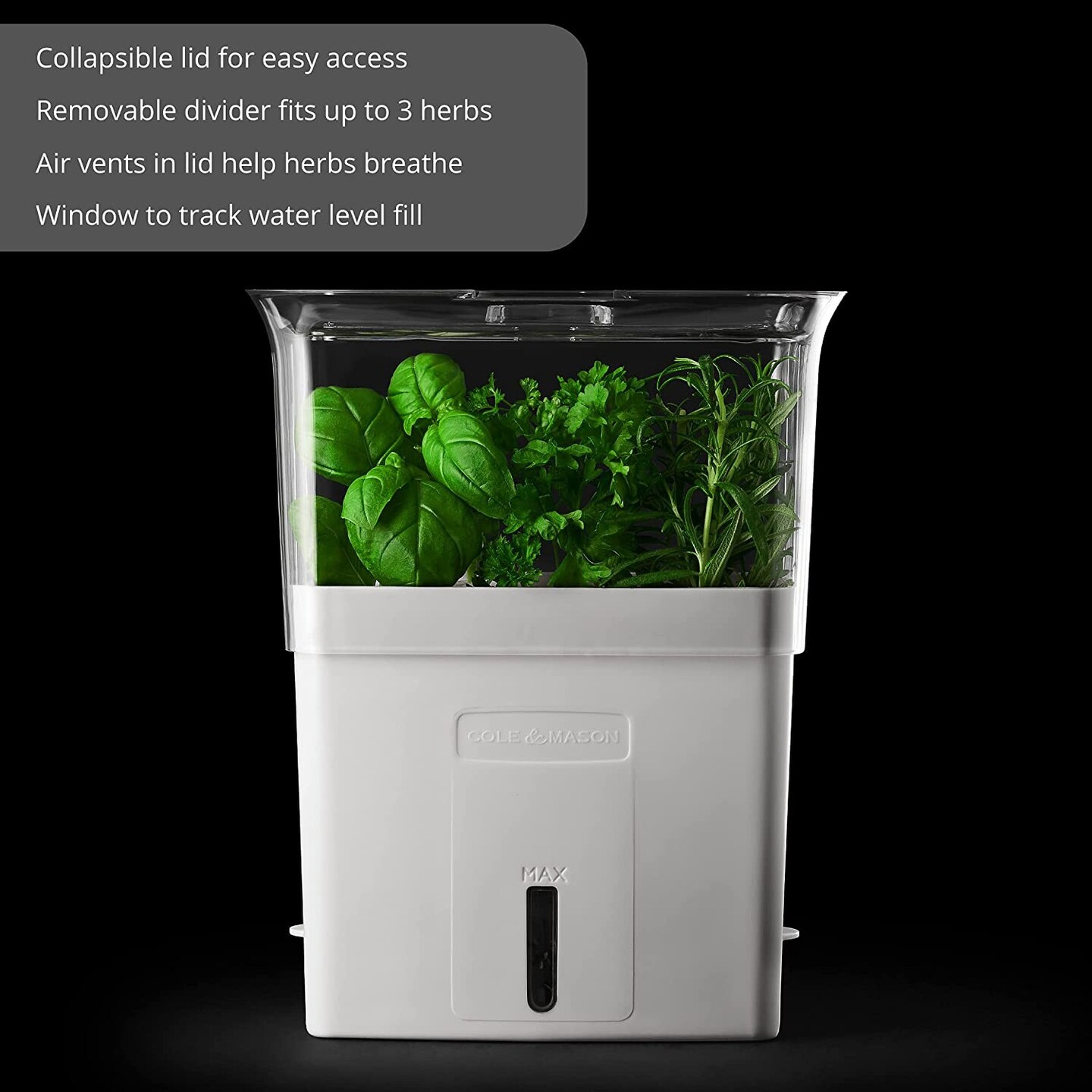 Cole & Mason Fresh Herb Keeper Container - Thumbnail 2