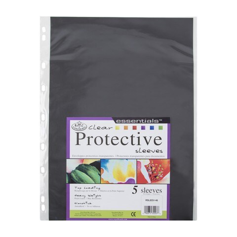 PROTECTIVE SLEEVES CLEAR  5PK 8 X 11