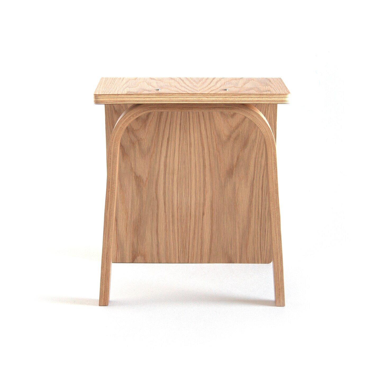 Modern Bent Plywood Stool | Unique Waterfall Design | Perfect Seating for Small Spaces product 5