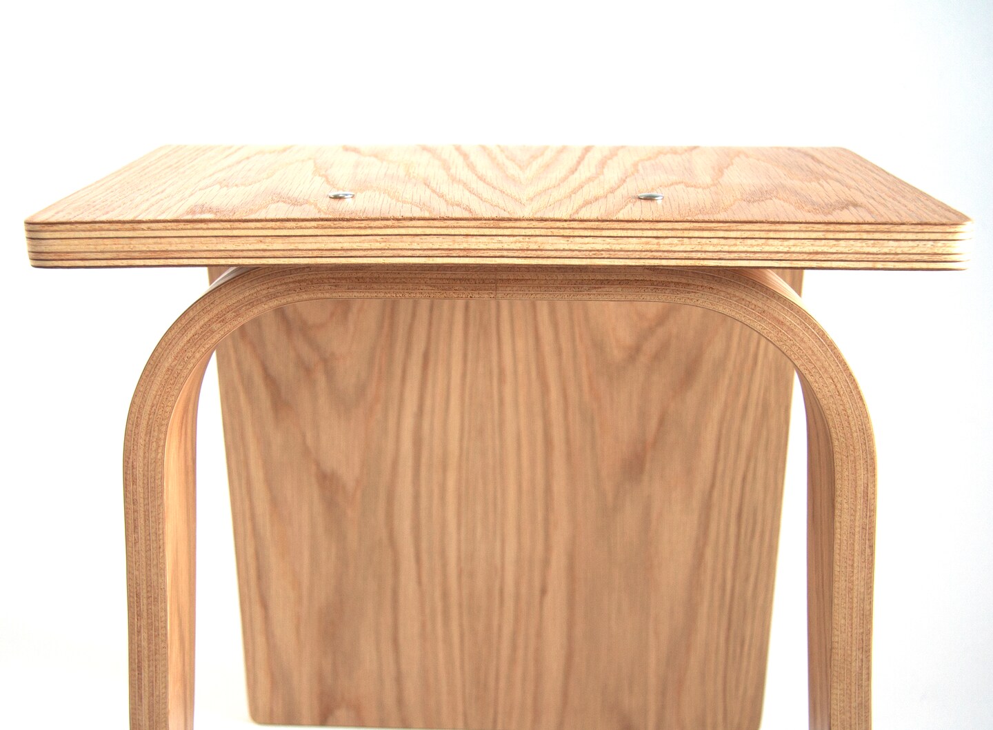 Modern Bent Plywood Stool | Unique Waterfall Design | Perfect Seating for Small Spaces product 7
