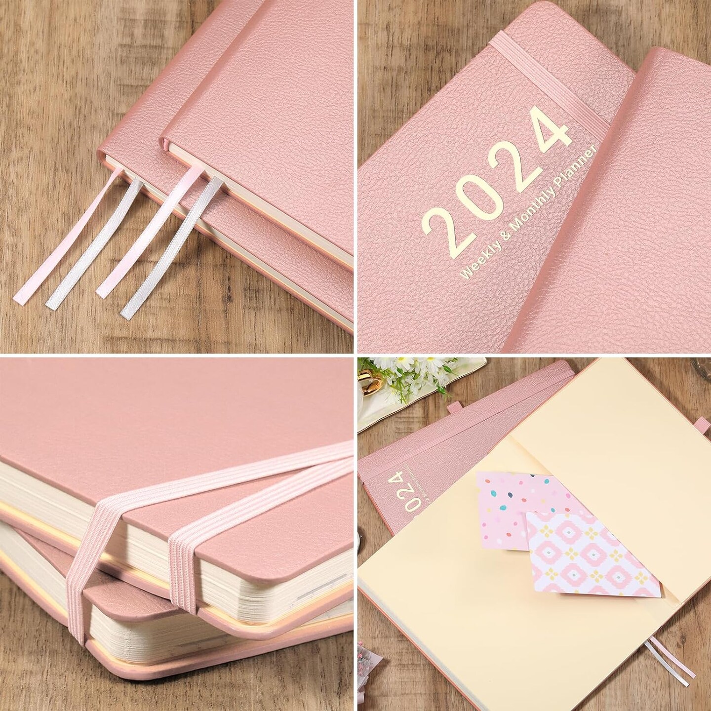 Leather Cover Planner with Thick Paper
