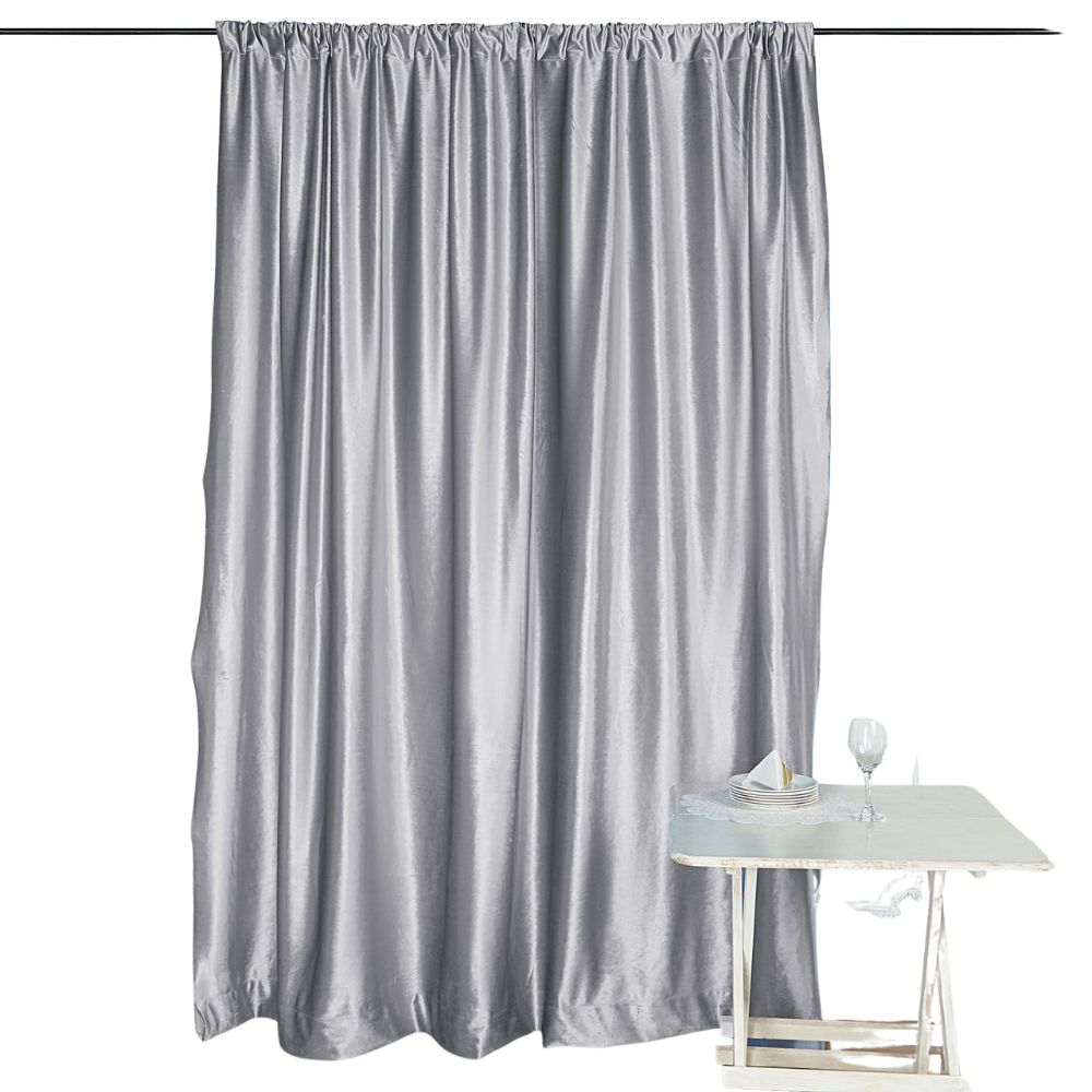 Luxurious 8x8ft Velvet Backdrop Curtain