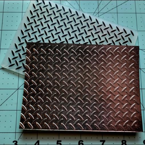 Grain Plastic Embossing Folders for Card Making Scrapbooking and Other Paper Crafts