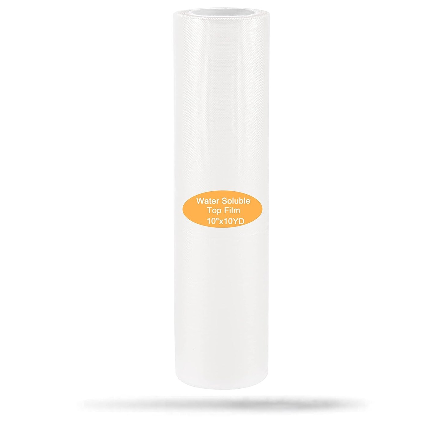 Light Weight Clear Wash Away - Water Soluble Embroidery Topping Film - 10&#x22;x10 Yd roll - Cut into Various Sizes for Machine Embroidery and Hand Sewing