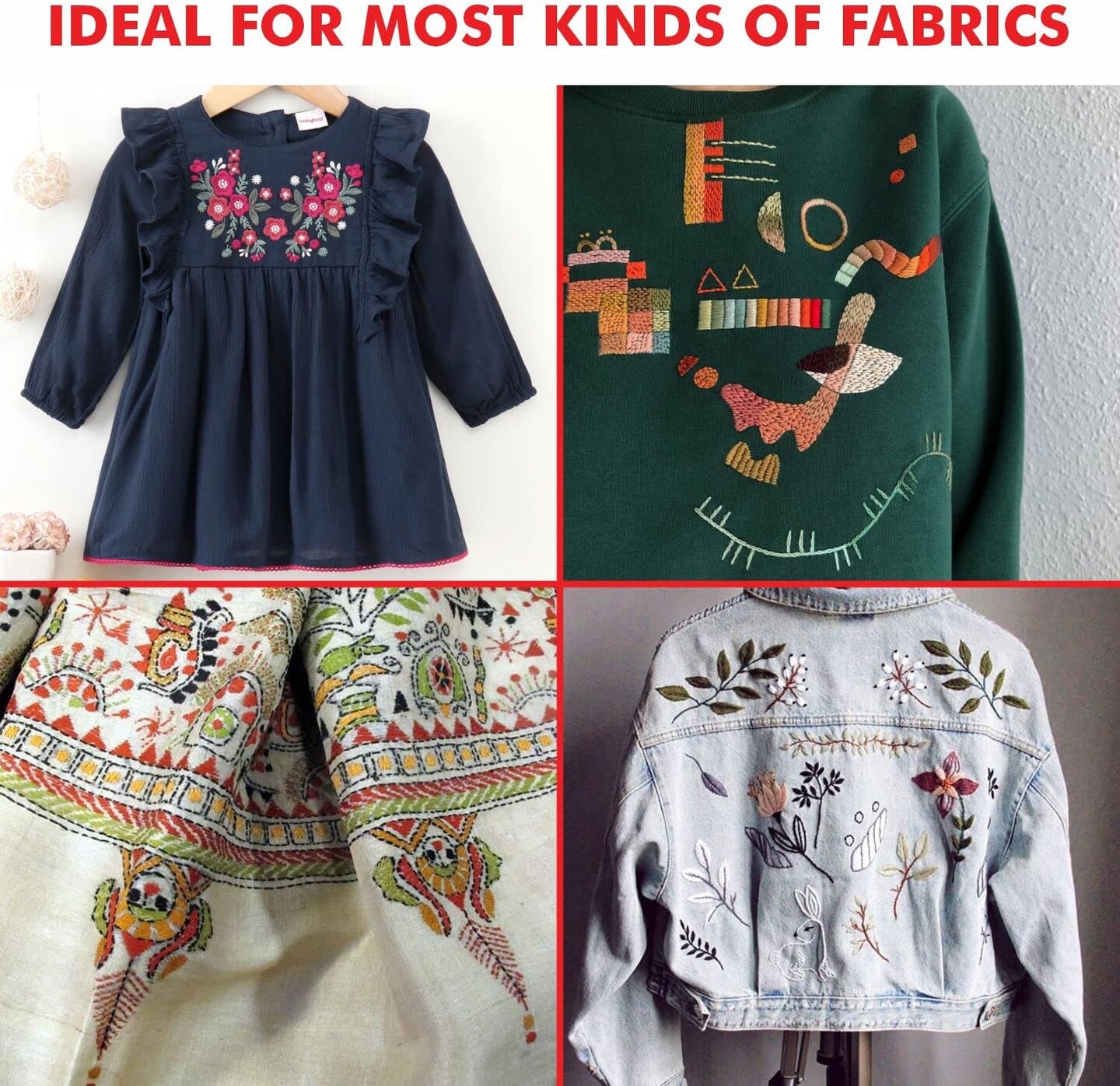 Fusible Iron On No Show Mesh Embroidery Stabilizer, 1.5 Oz Lightweight Embroidery Backing Stabilizer-12 Inch x 10 Yard, SuperStable White Stabilizer for Embroidery Machine, Made in USA