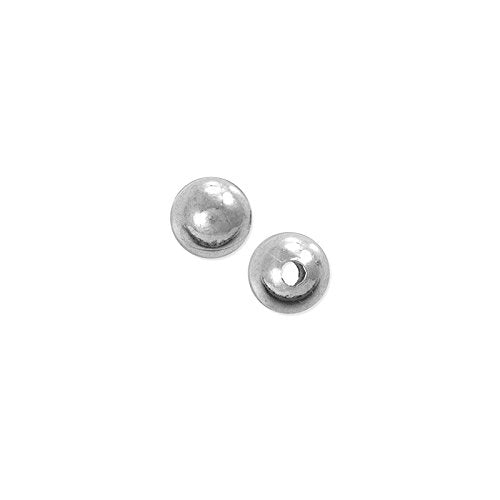 Round Bead 3mm Silver Plated (100-Pcs)