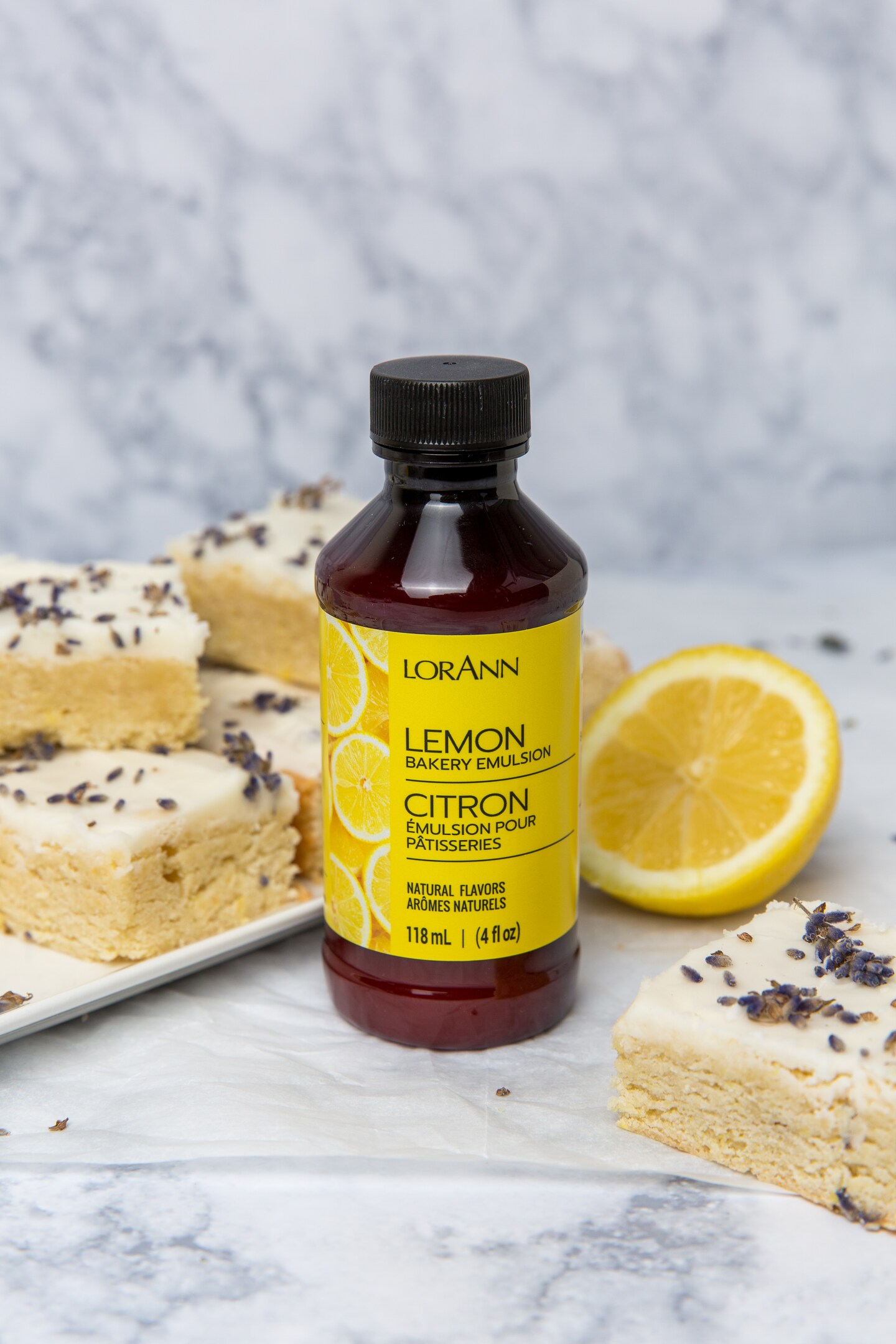 LorAnn Oils Bakery Emulsion Baker&#x27;s Choice Variety Pack - Almond, Cinnamon Spice, Hazelnut, Butter Vanilla, Lemon and Coconut - 4 ounce bottles