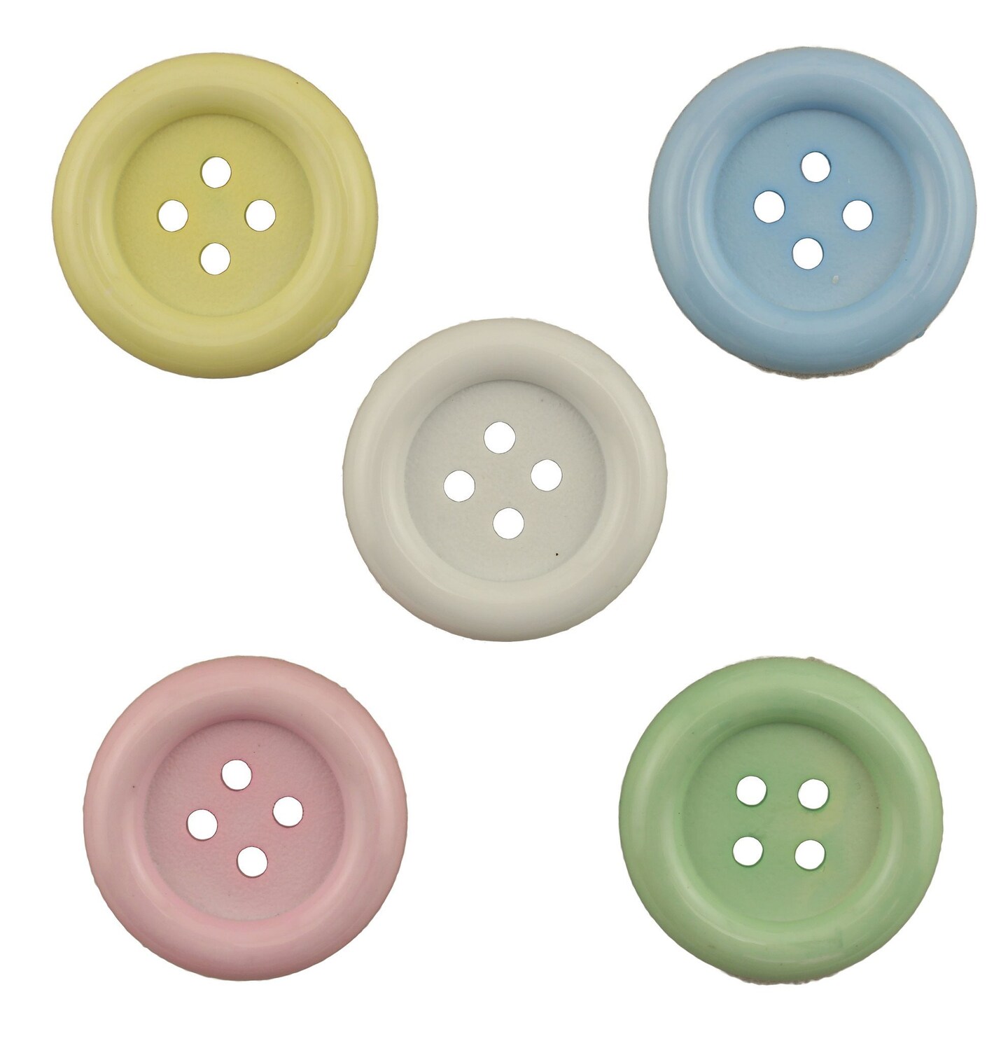 Buttons Galore and More Big 'Ol Craft & Sewing Buttons - Lovable - 15 Buttons