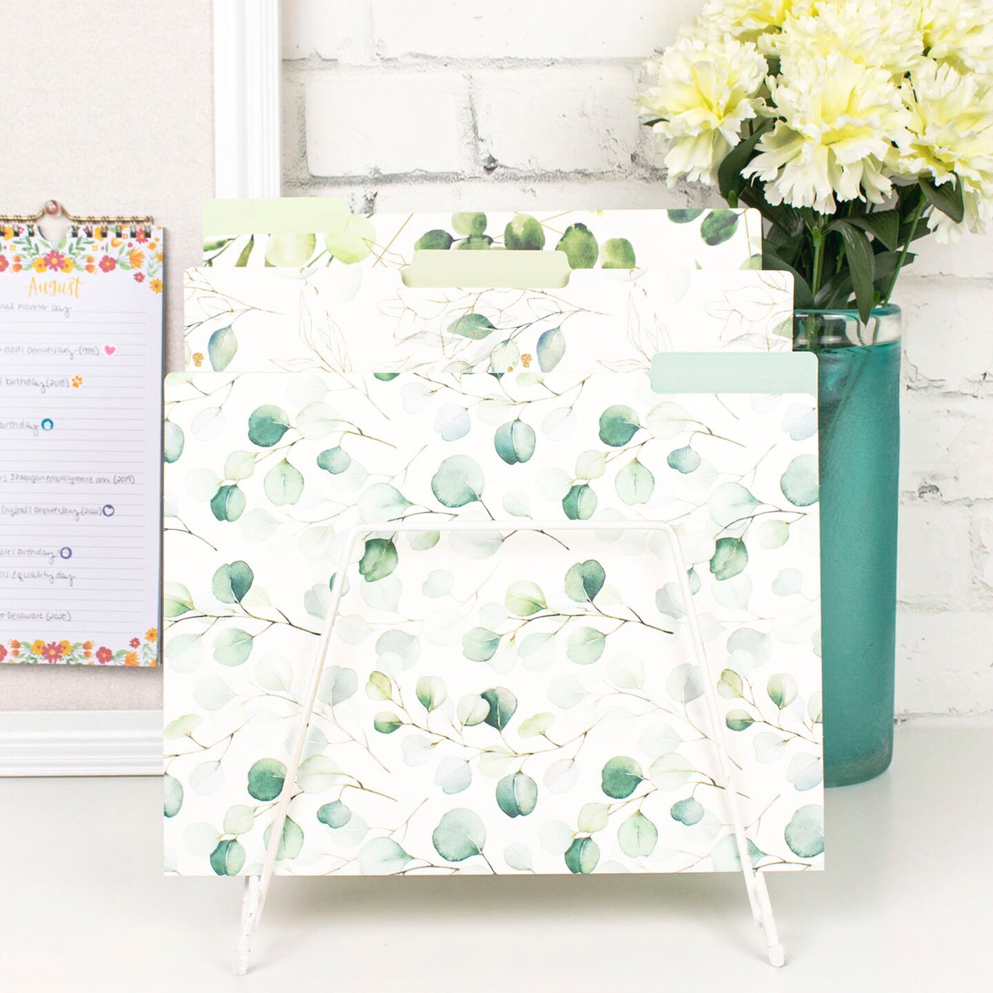 bloom daily planners File Folder Set, Eucalyptus