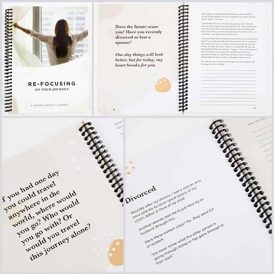 &#x22;RE-Focusing On Your Journey&#x22; a Guided Anxiety Journal for Adults