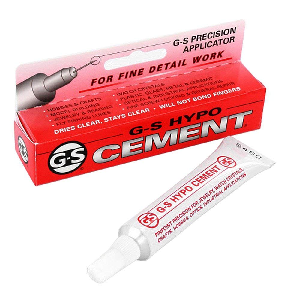 G-S Hypo-Tube Jewelers Cement Clear 1/3 oz Pkg of 8