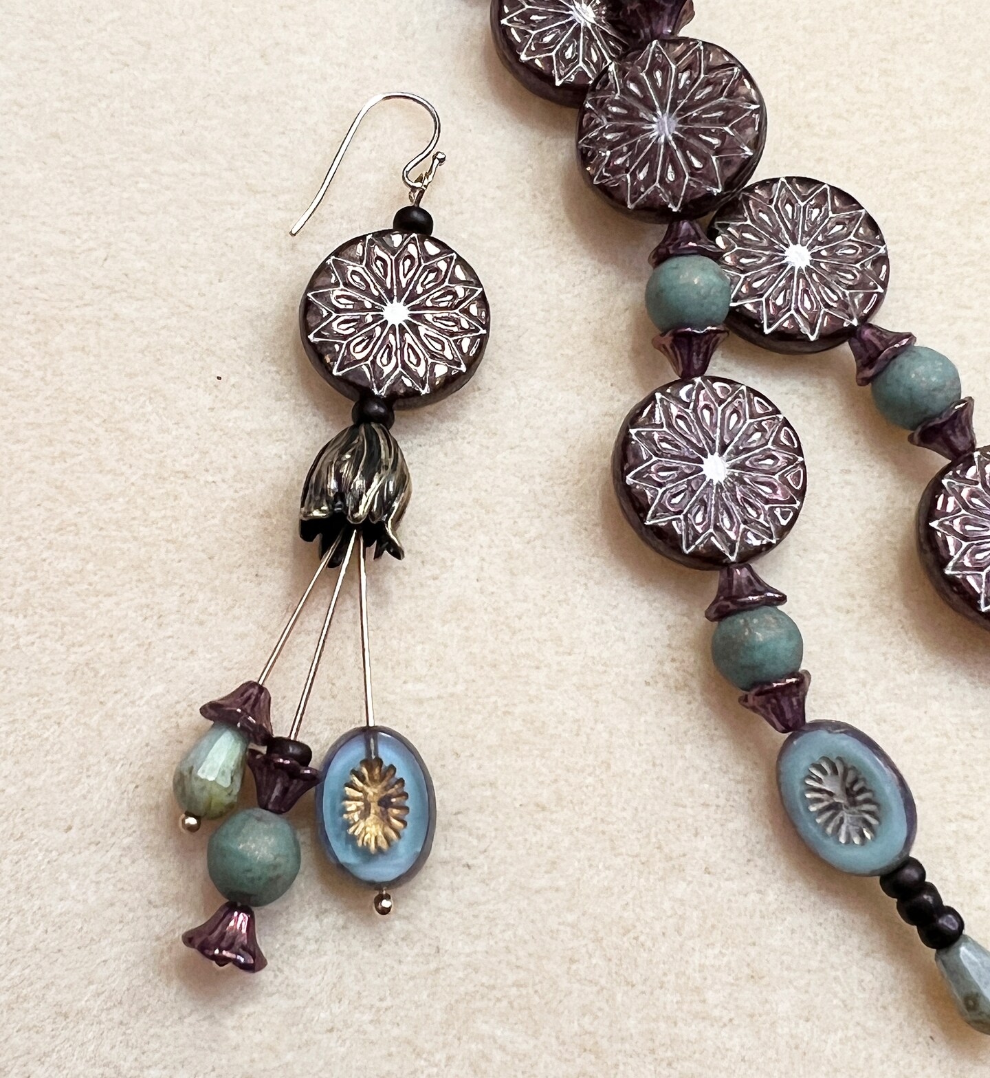 Week of Jewelry Making: Table Cut Delish Dangle Earrings with The ...