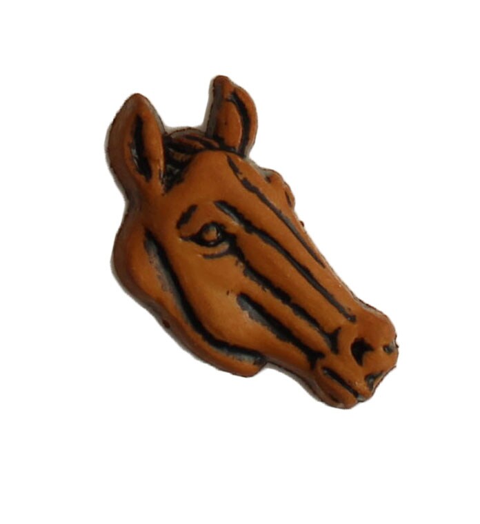 Buttons Galore and More Bulk Buttons - Horse Head - 100 Buttons