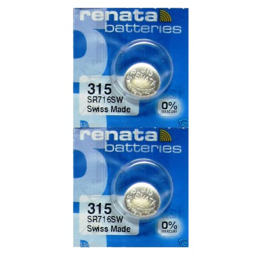 Renata 315 SR716SW 1.55V Silver Oxide Watch Battery