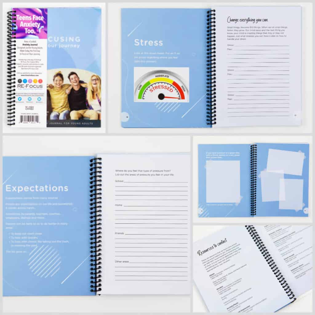 Focusing on Your Journey: A Guided Anxiety Journal for Young Adults