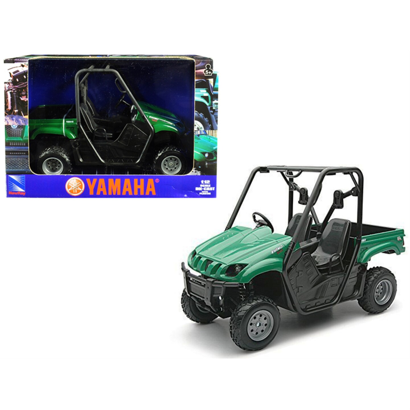 2008 Yamaha Rhino 700 F1 4X4 Off Road Atv Green 1/12 Diecast Model By New Ray