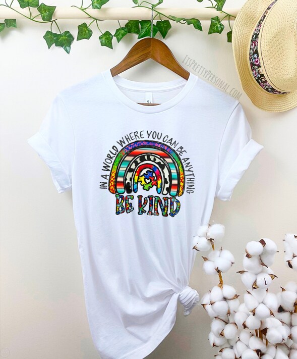 46 DTF Print Be Kind Autism Michaels