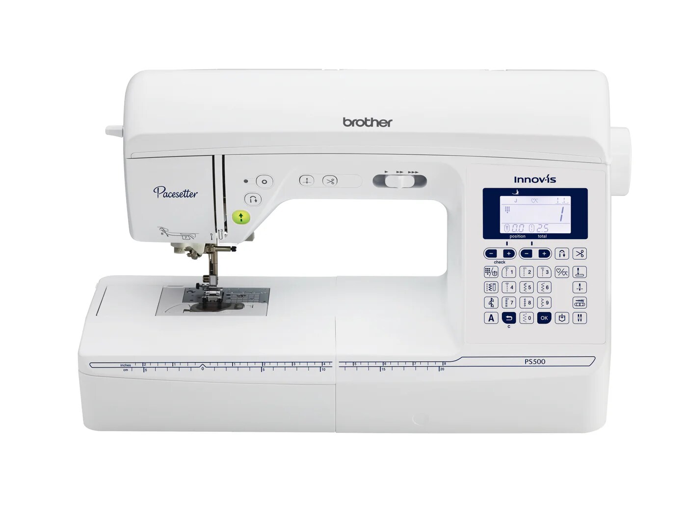 Brother Pacesetter PS500 Sewing Machine With Foot Kit Bundle