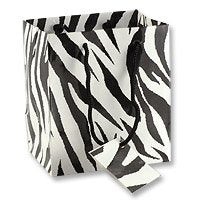 Gift Bag Small Zebra Print (Package of 10)