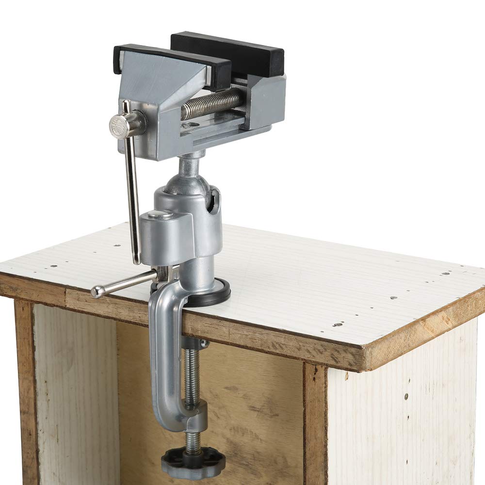Bench Vise, 360° Rotate Universal Table Vise for Woodworking, Craft, Metal Work