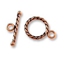 Designer Copper Toggle Clasp 15mm (1-Pc)