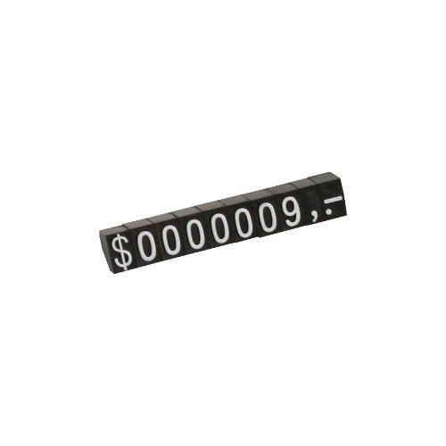 Jewelry Pricing Block Set with White Numbers