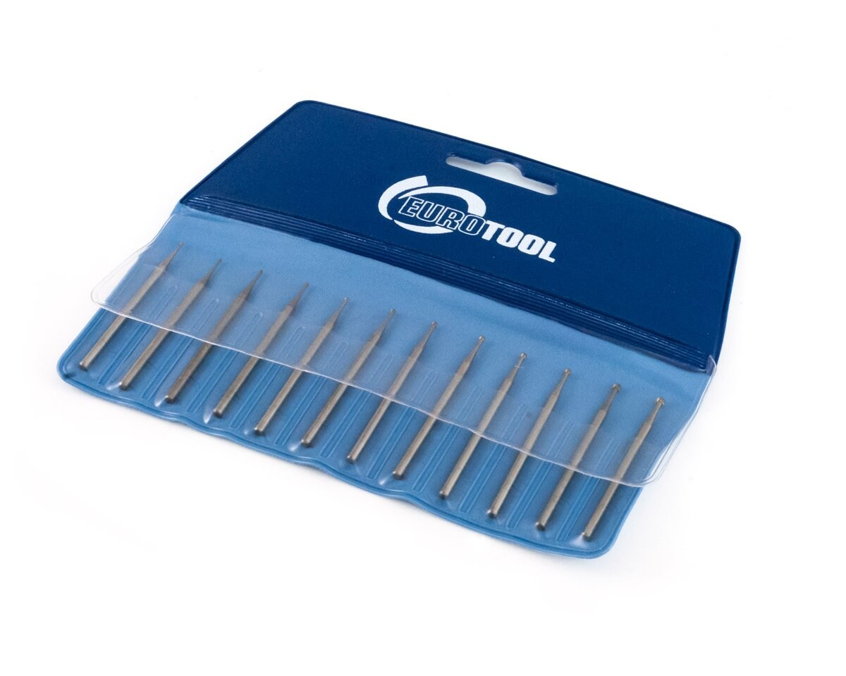 Small Round Bur Assortment 12pc Set for Jewelry Making