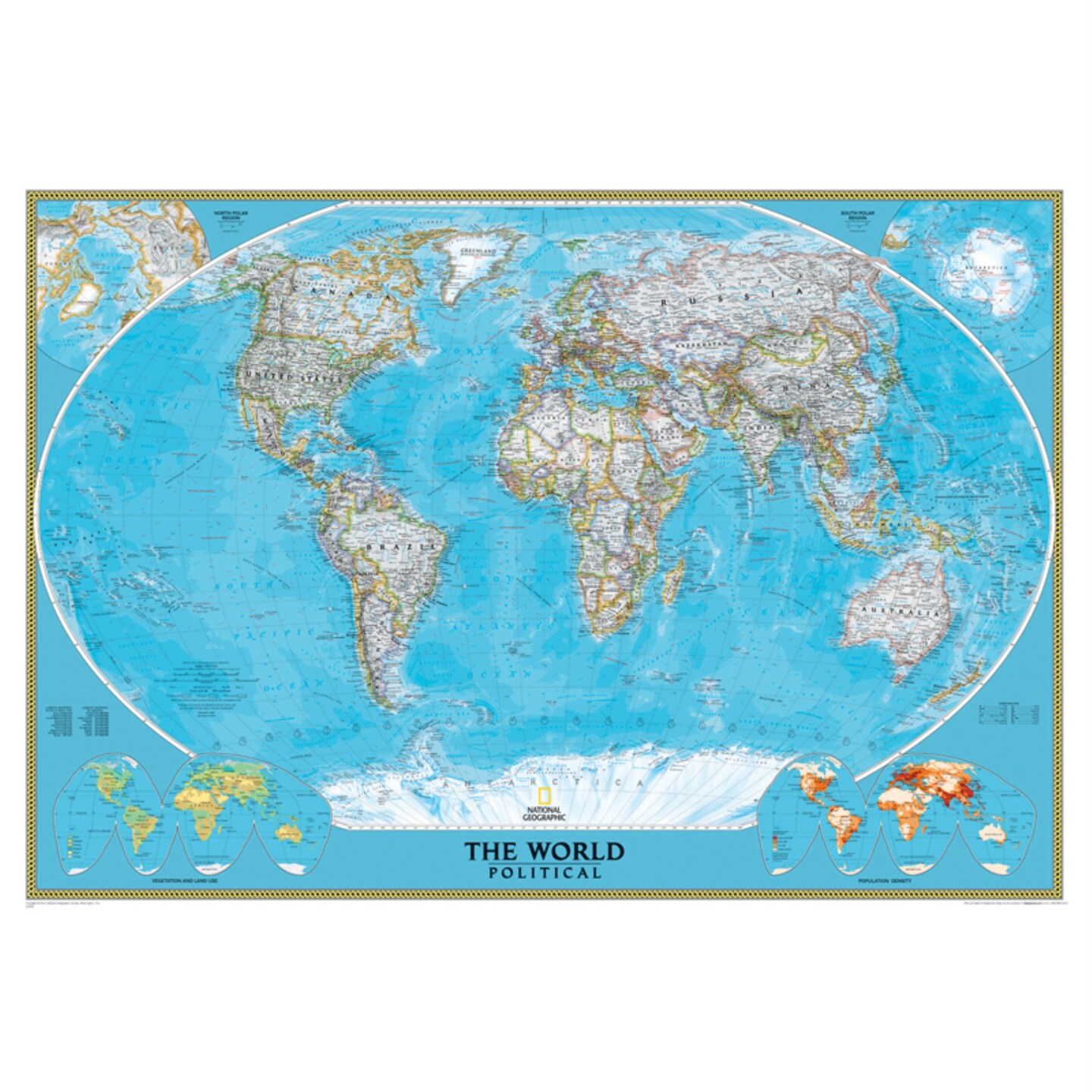 World Classic Wall Map, Mural