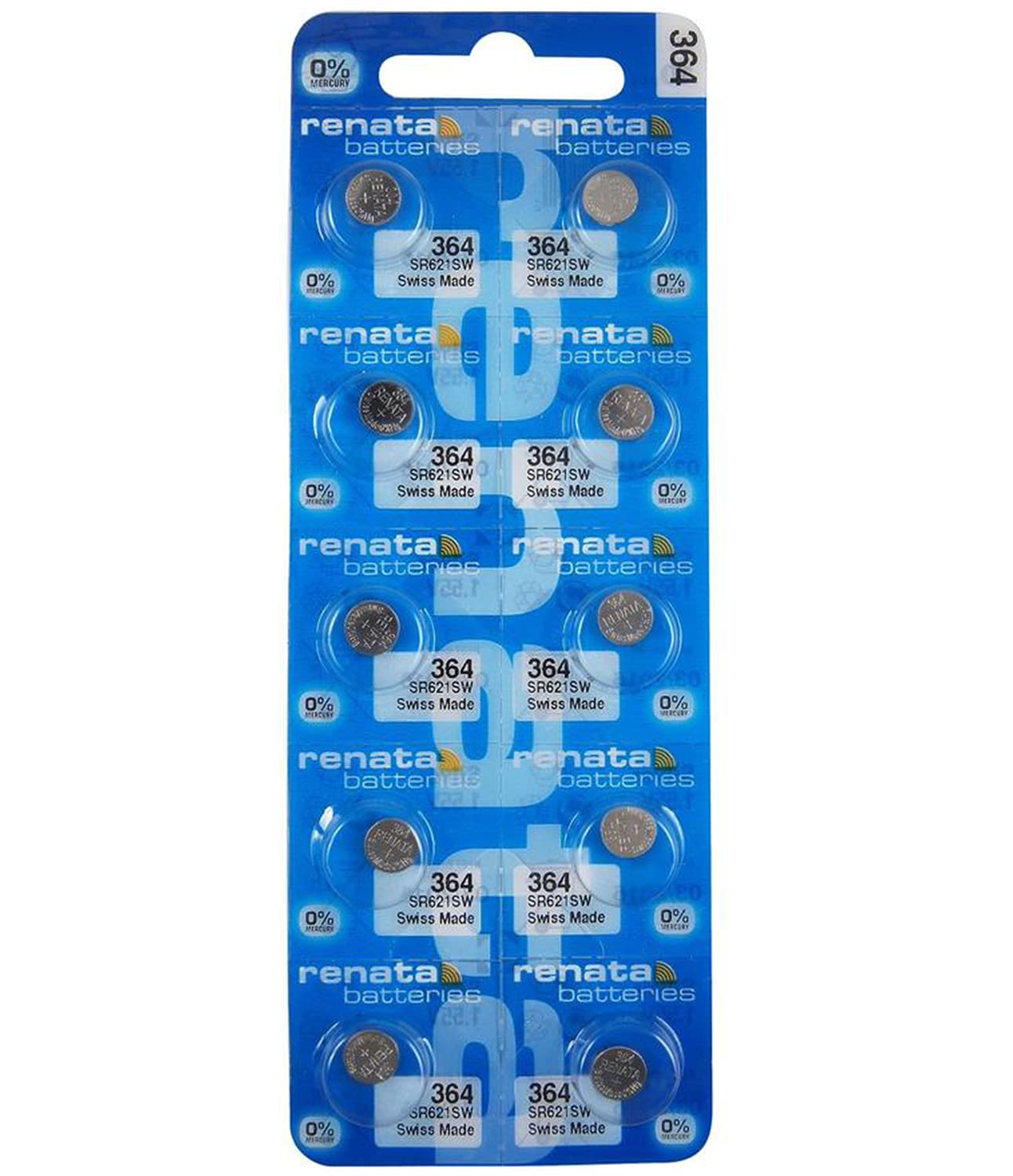 #364 Renata Watch Batteries 10Pcs