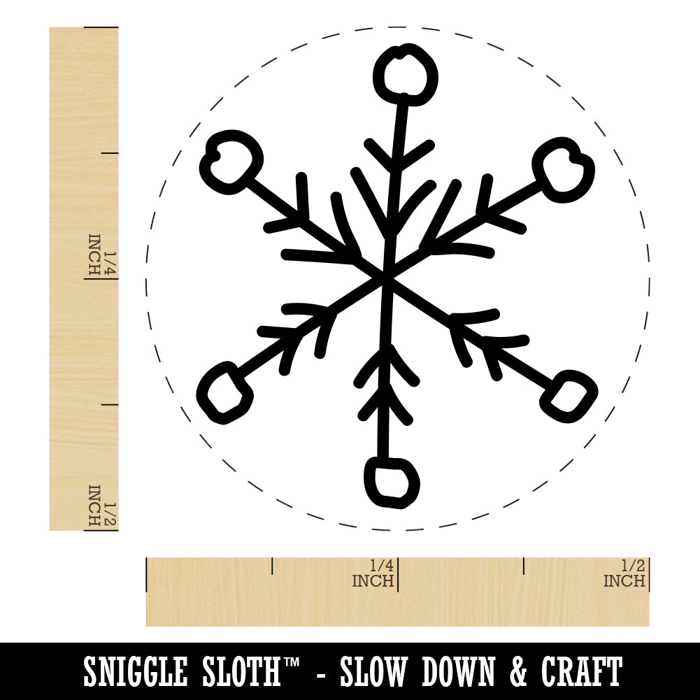 Winter Snowflake Stamp