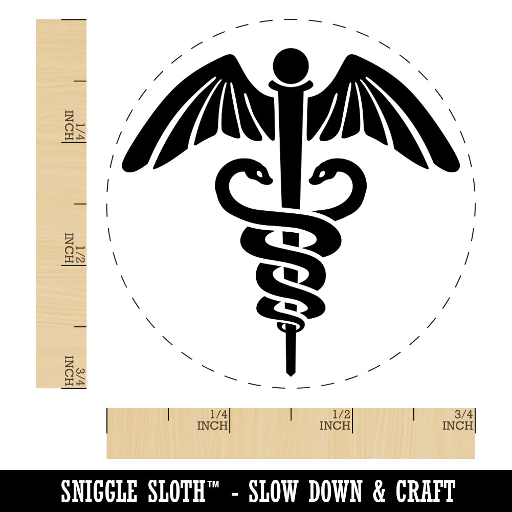 Caduceus Metal Stamp  Medical Alert Symbol Design Stamp – Stamp Yours
