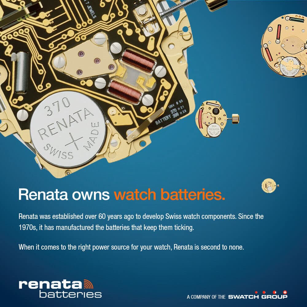Renata 321 SR616SW 1.55V Silver Oxide Watch Battery