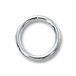 8mm Sterling Silver Round Closed Jump Ring (1-Pc)