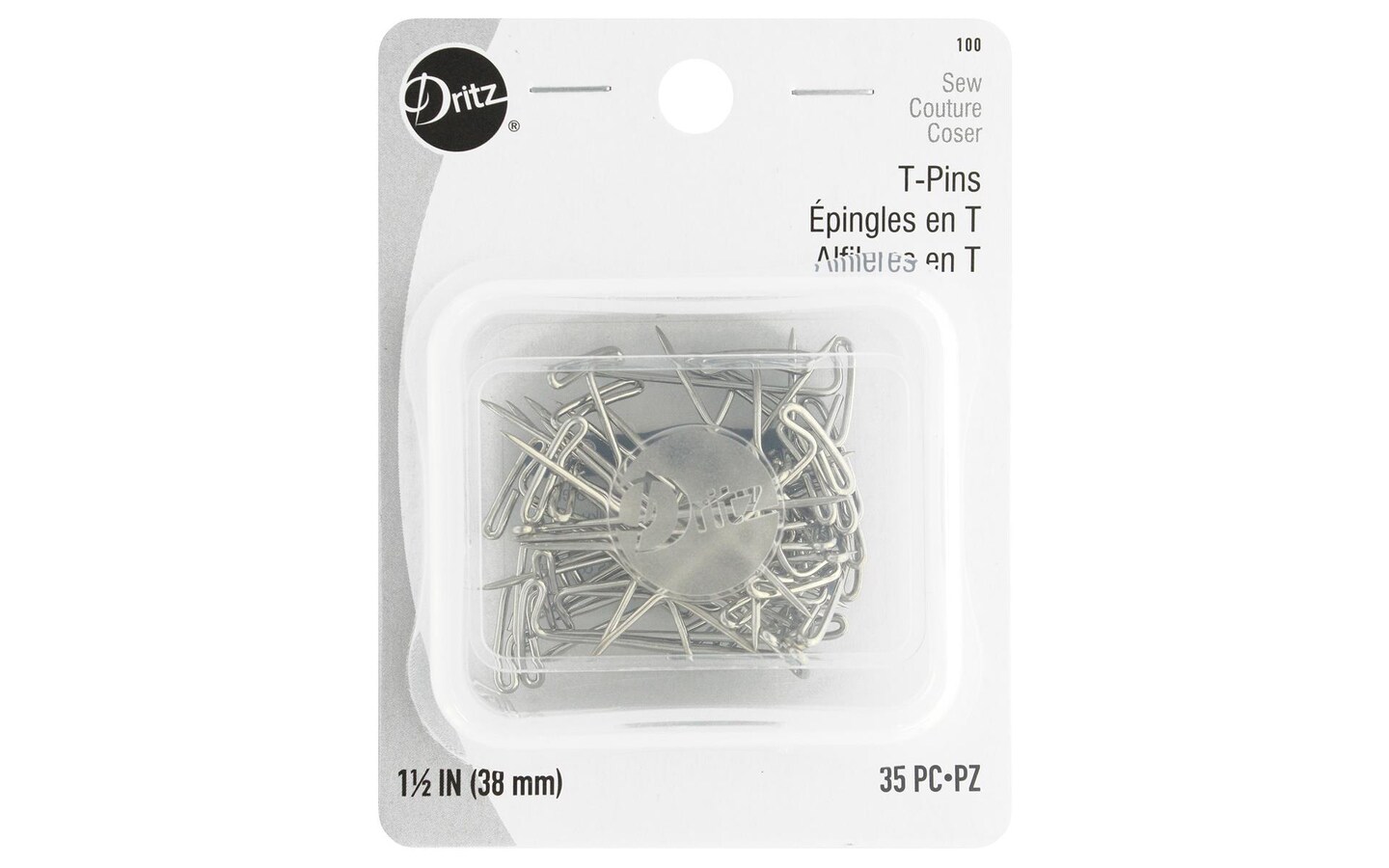 Dritz T-Pins 1.5&#x22; 35pc
