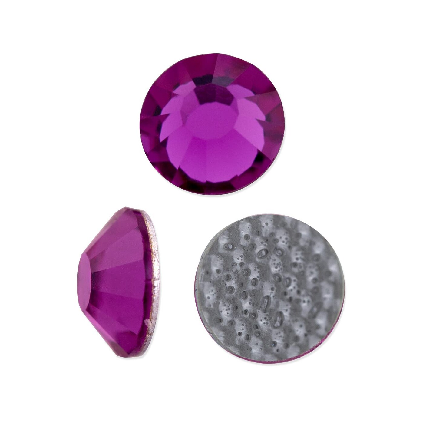 Preciosa Crystal VIVA12 Hotfix Rhinestone 4.7mm (SS20) Fuchsia (Package of 50)