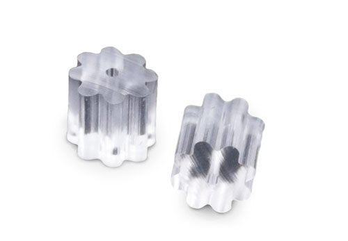 Earring Safety Backs for Fish Hook Earrings Small, Clear Rubber Safety Earring Backs (Package of 500)