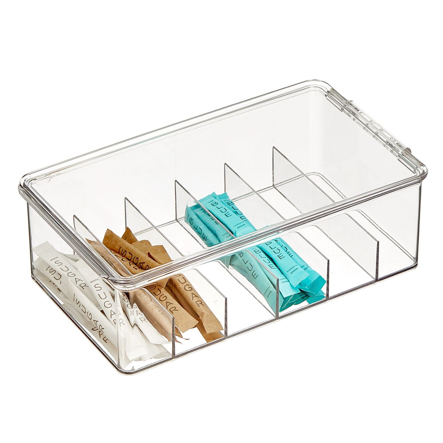 MDesign Plastic Stackable Kitchen Organizer Storage Bin