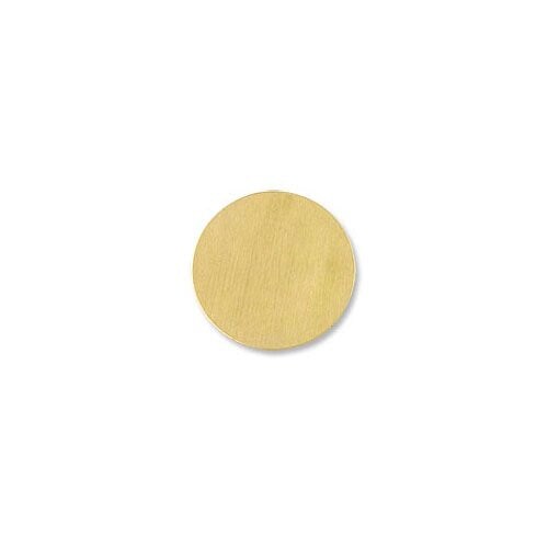 Brass Round Blank 1/2&#x22;