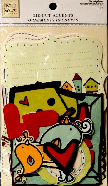 Heidi Grace Tweet Memories Die-Cut Accents Embellishments