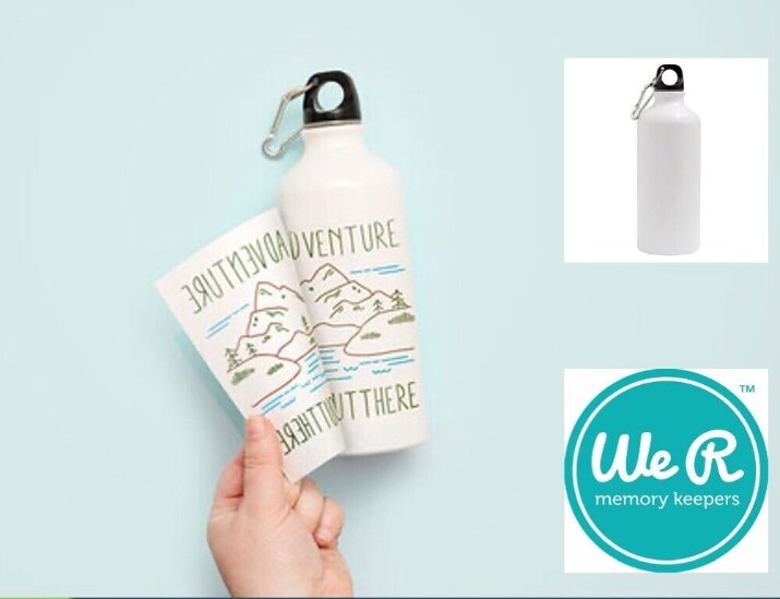 We R Memory Keepers Heat Transfer Sublimation Blank Aluminum Bottle 661365 750ml