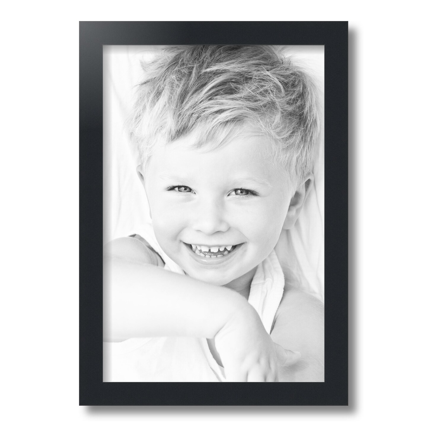 ArtToFrames 12x18 Inch Picture Frame, This 1.25 Inch Custom MDF Poster Frame is Available in Multiple Colors, Great for Your Art or Photos - Comes with Regular Acrylic and Foam Backing 3/16 inch (V-FRBW26-12x18)