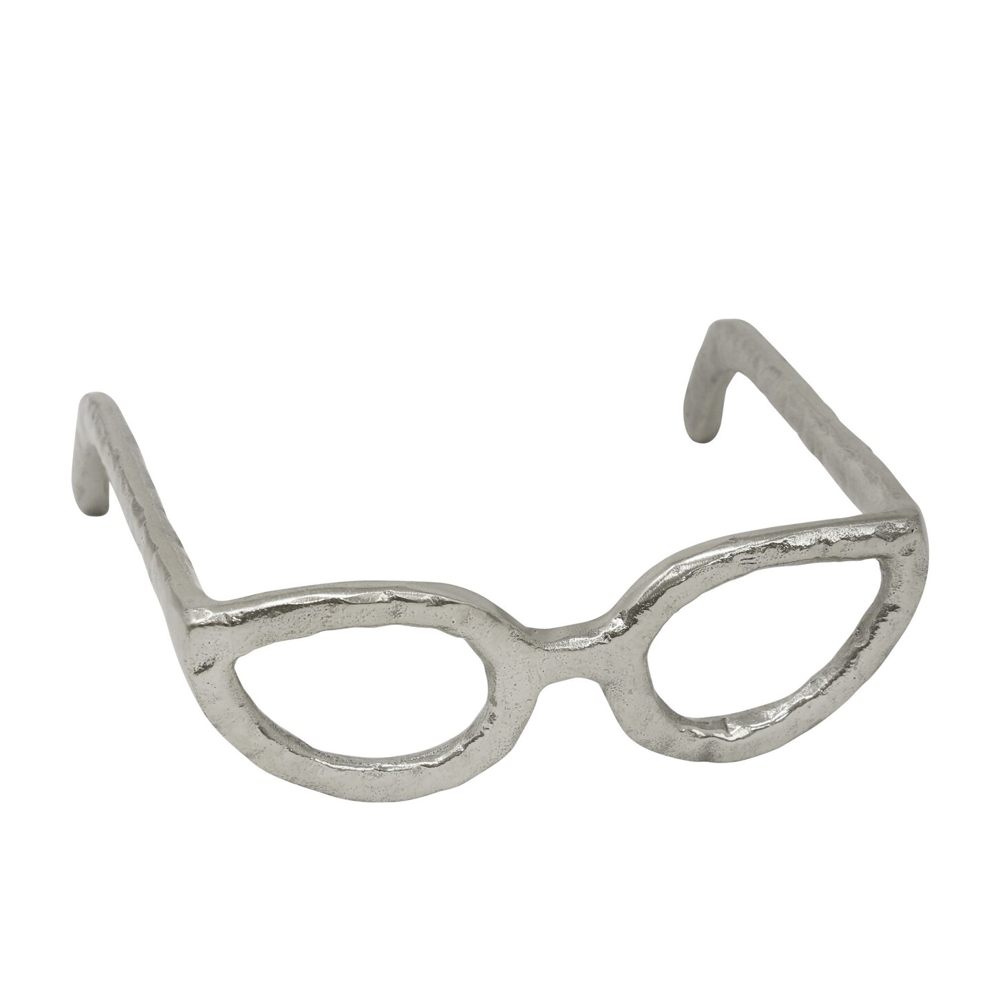 Kingston Living Eyeglass Sculpture Tabletop Decoration - 7.5&#x22; - Silver