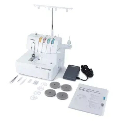 Brother 2340CV Chain and Cover Stitch Machine With Ultimate CoverStitch Foot Combo Bundle